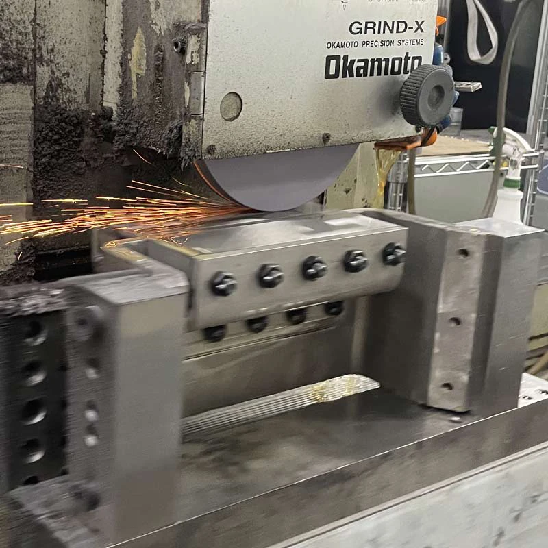Sample of grinding at Genoa Tool.