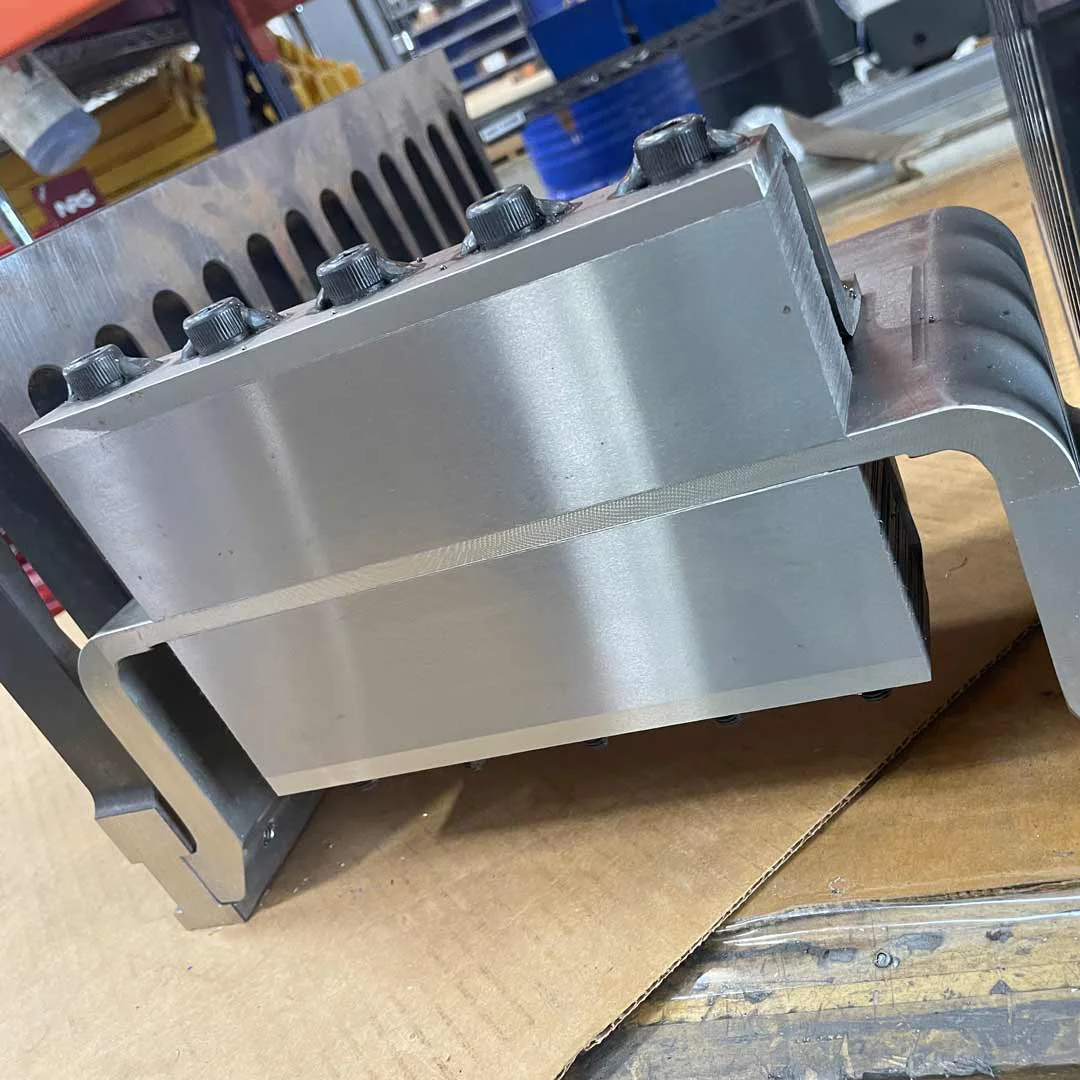 A part with precision ground areas produced at Genoa Tool in Illinois.
